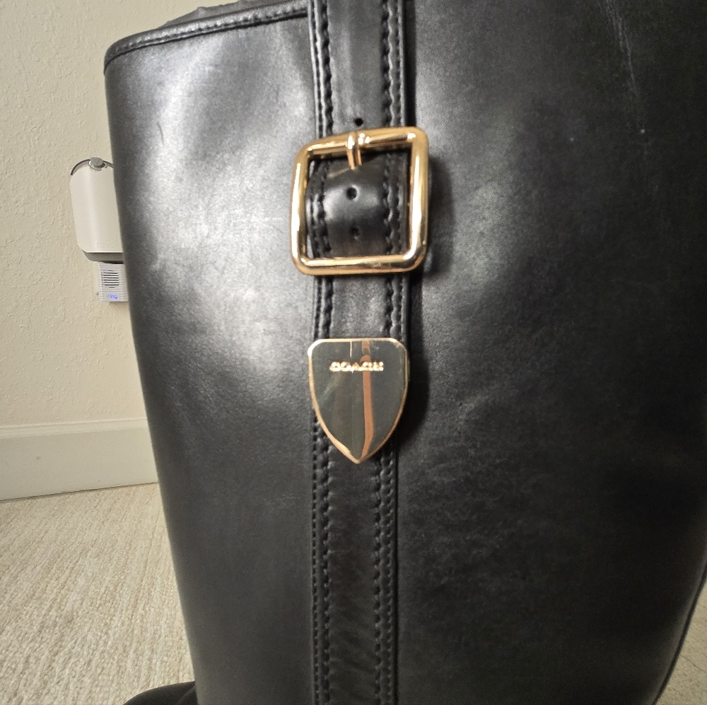 Coach Leather Rider Boots - Picture 3 of 6